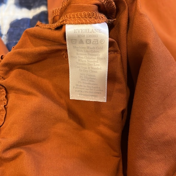 Everlane Wide Leg Pull On Burnt Orange Pants Size 10 l - Picture 6 of 6